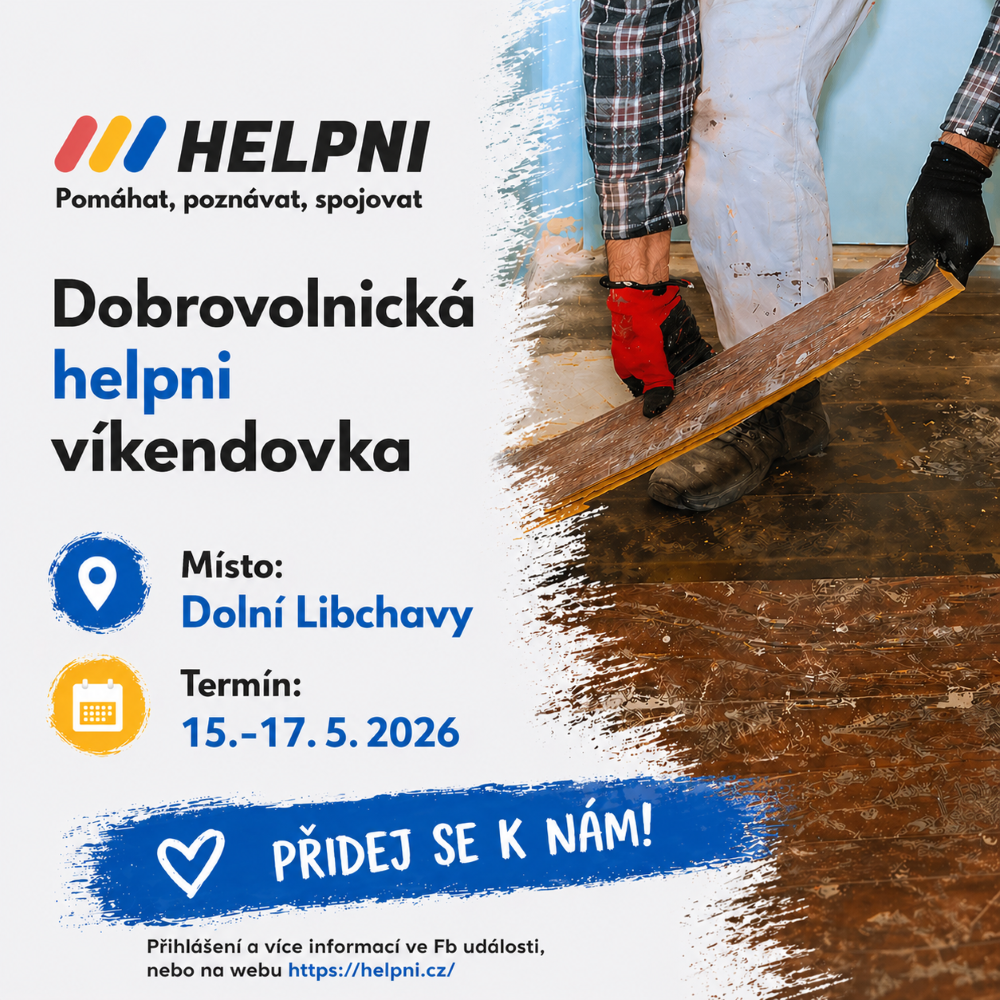Víkendovka v Dolních Libchavách 15.-17.5.2026
